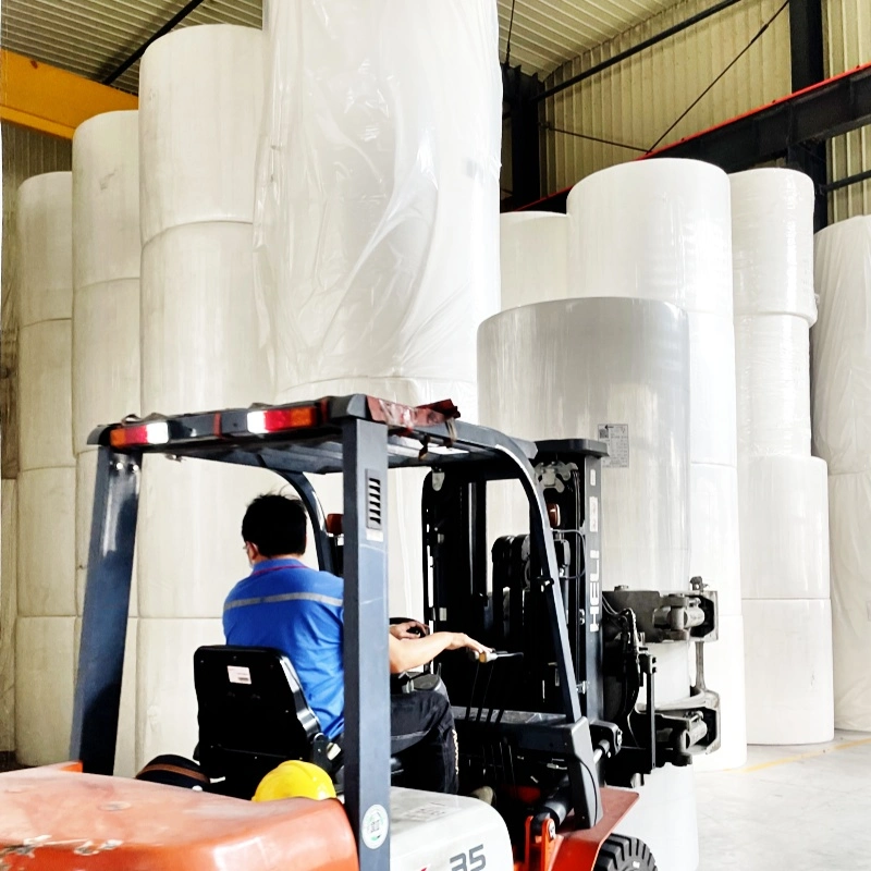 Factory Making Jumbo Mother Roll Life Tissue Raw Material Large Paper Roll