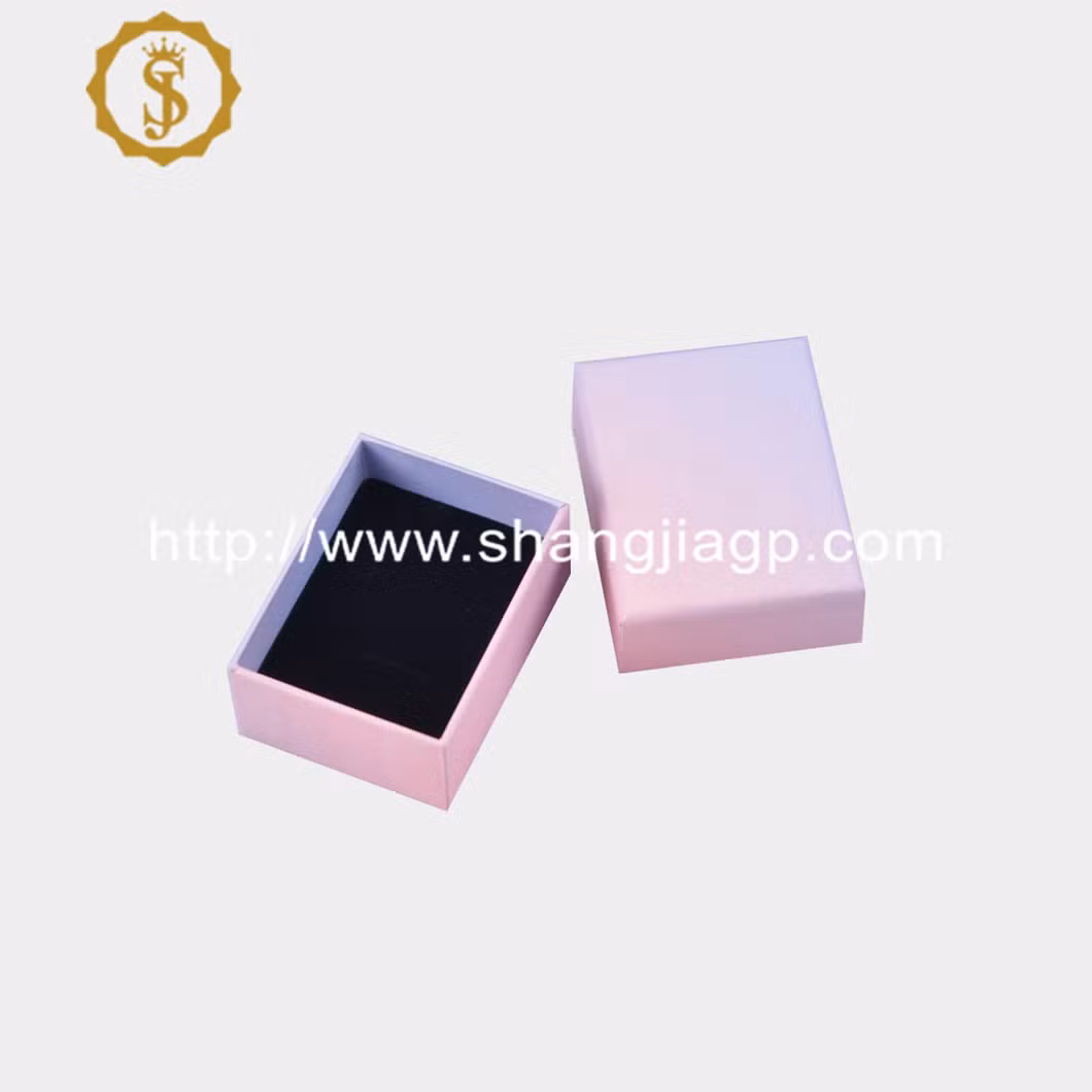Ins Pink Blue Gradient Pearlescent Lipstick Jewelry Packaging Box Bracelet Ring Watch Earring Necklace Small Gift Box