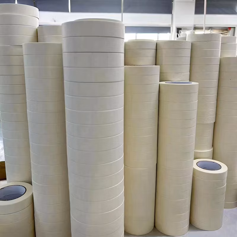 Custom General Use Waterproof Rubber Glue Masking Tape Easy Removal Heat Resist Crepe Paper Japanese/Washi Adhesive Tapes