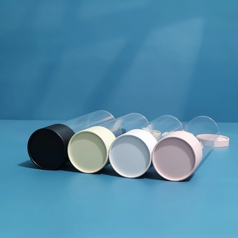 Factory Wholesale High Quality Clear Gift Box for Flower Gift Packing PVC Round Box 10*36.5cm