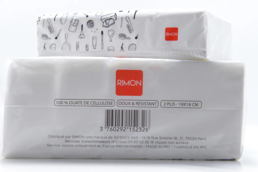Wholesale Customized Multi-Layer Tissue Paper with Plastic Packaging for Facial Tissue Paper