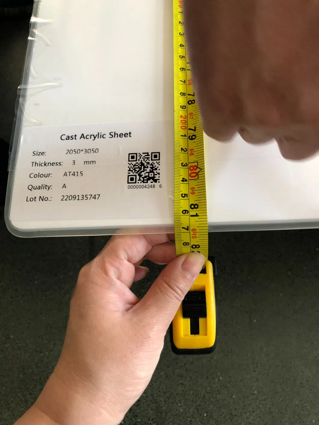 Arris OEM Die Cut ABS Plastic Sheet for Laser Engraving Traffolyte ABS Label