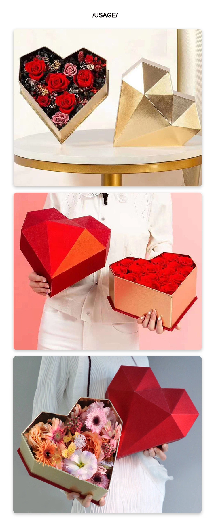 Color Heart Luxury Box Gift Boxes