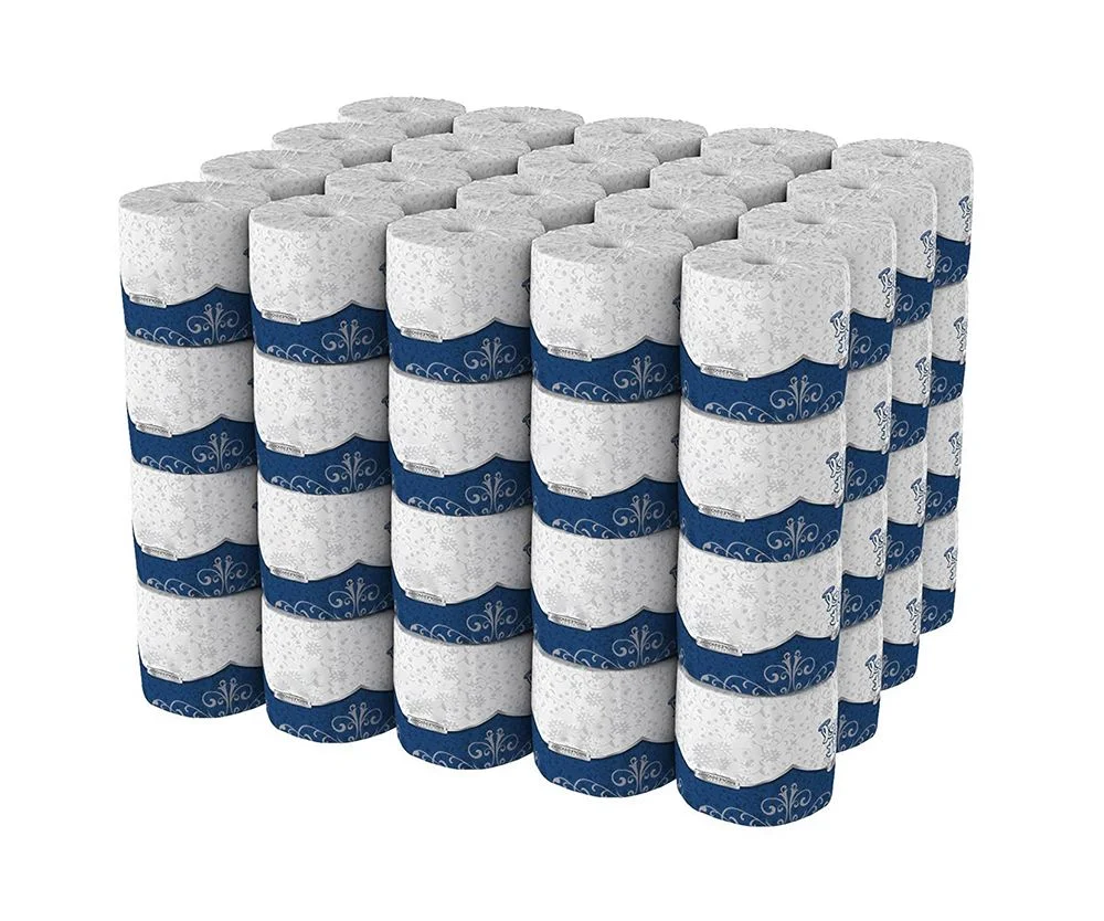 Tissue Paper Roll 9&quot; Jumbo Roll Tissue Virgin Toilet Paper OEM for Wholesale Customized