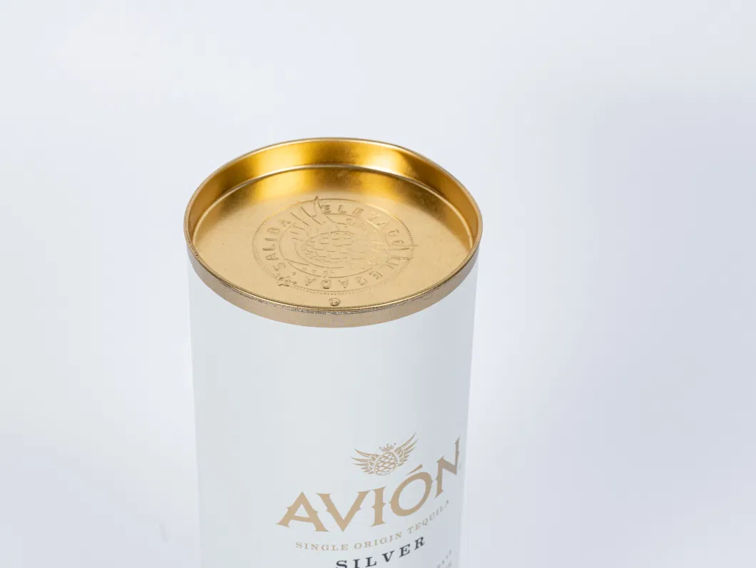 Customized Paper Round Wine and Spirit Packaging Box