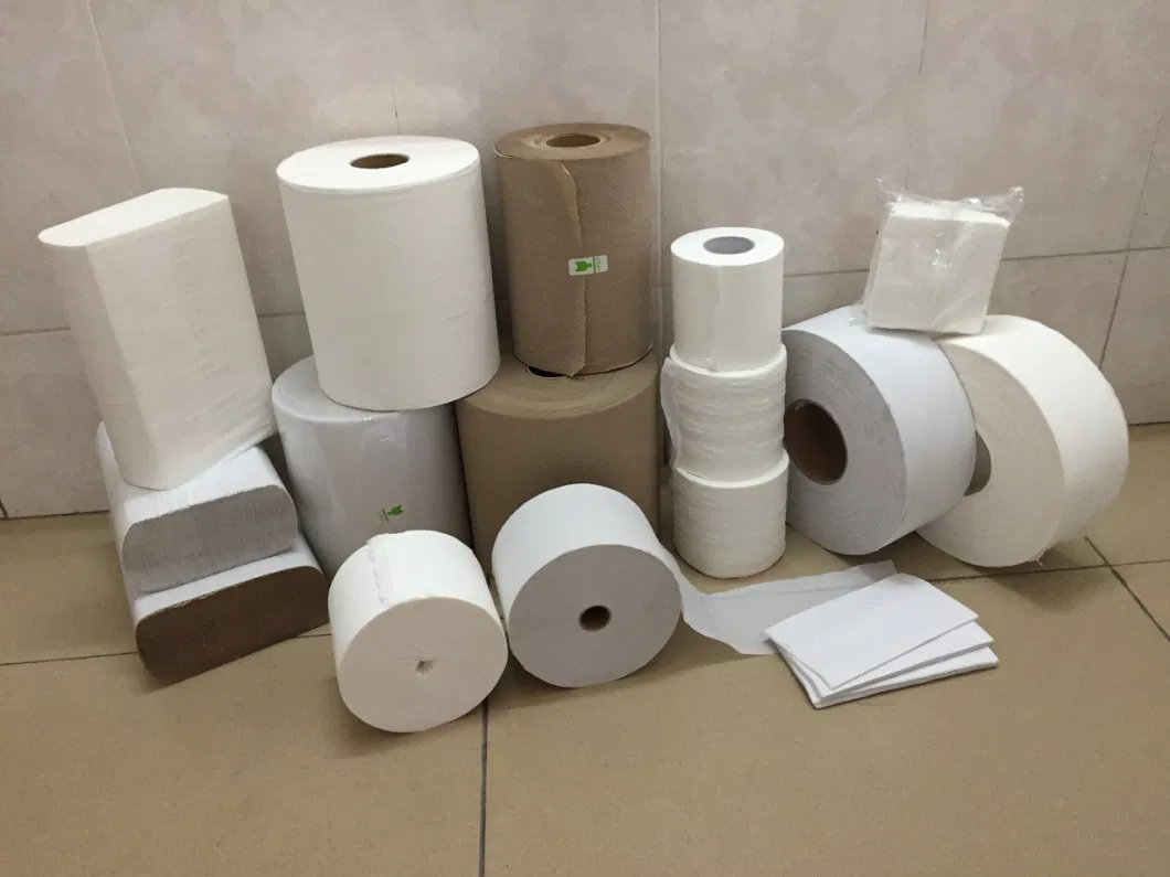 Eco Friendly Custom Logo Toilet Paper Rolls Degradable White Tissue Paper