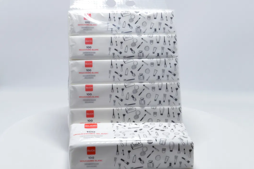 Wholesale Customized Multi-Layer Tissue Paper with Plastic Packaging for Facial Tissue Paper