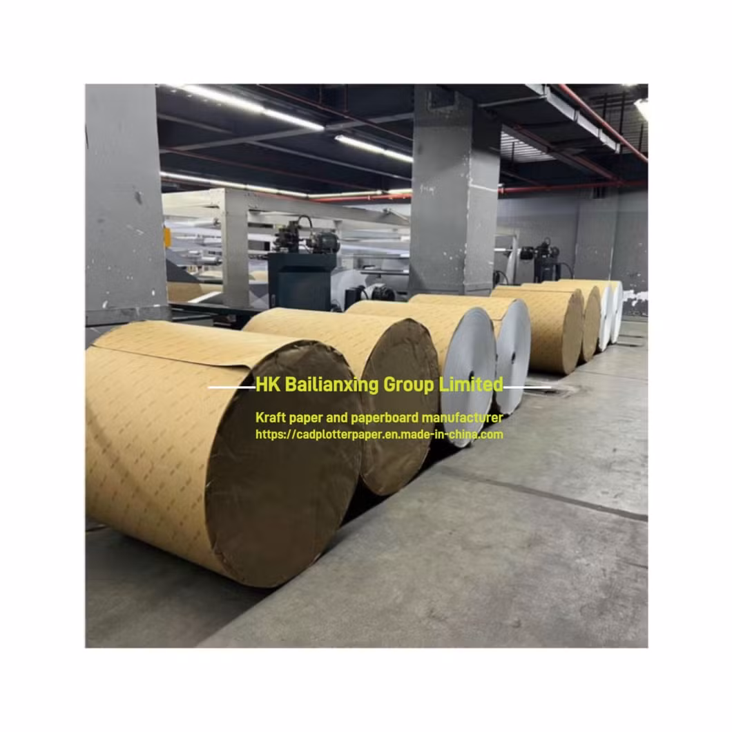 80g Eco Friendly Brown Kraft Wrapping Paper Wholesale Supplier