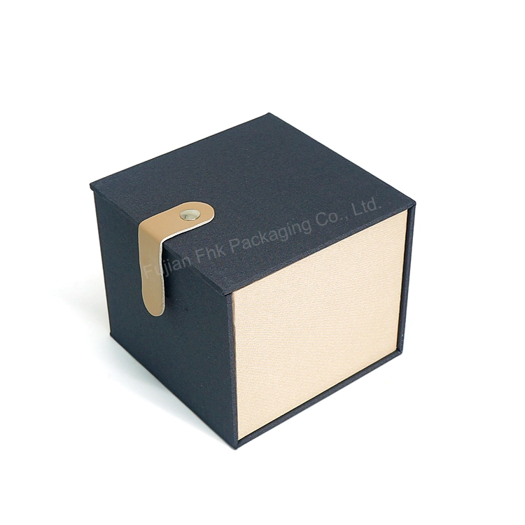 Manufacturer High Grade Rigid Paperboard Luxury Ring Box with Insert