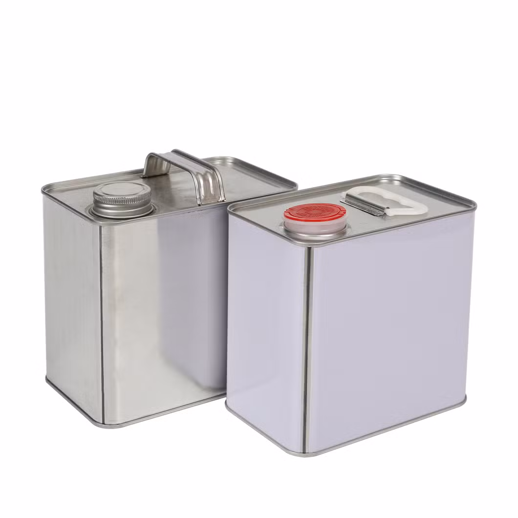 0.5-5L Customizable Square Packaging for Foods Container Chili Oil Tinplate Can Rapeseed Oil Metal Can Sunflower Seed Oil Empty Can Olive Oil Tin Can