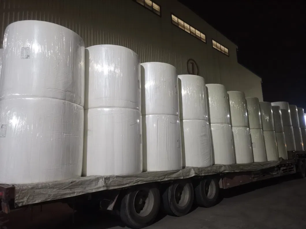Factory Making Jumbo Mother Roll Life Tissue Raw Material Large Paper Roll