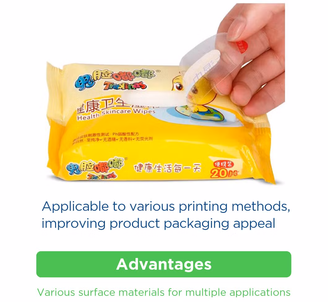 blank clear sticker paper Rightint Carton BOPP roll label supplies