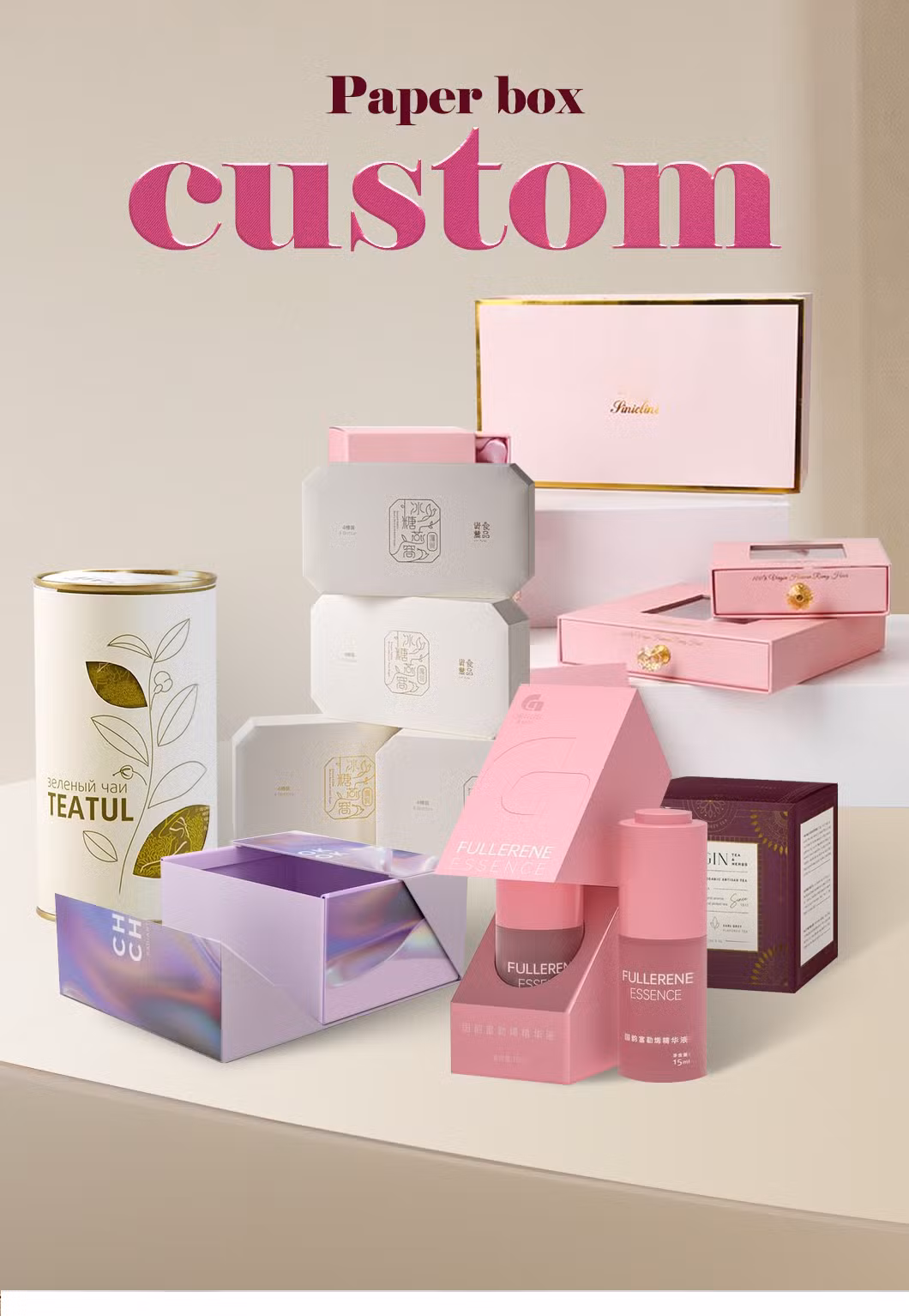 Luxury Paper Packaging Jewellery Box Wholesale Cardboard Necklace Bracelet Jewelry Gift Box with Your Logo