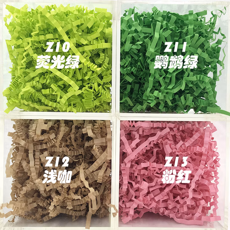 Bdl Black Pink Crinkle Shredded Tissue Paper Cut Filling Decorate Packaging Packing for Gift Box Filler Handmade Raffia Paper