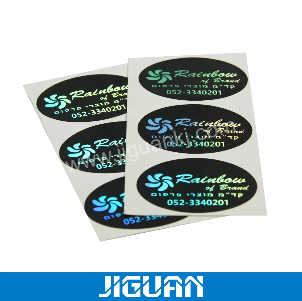 Custom Hologram Sticker Overlay Sealing Label Sheet