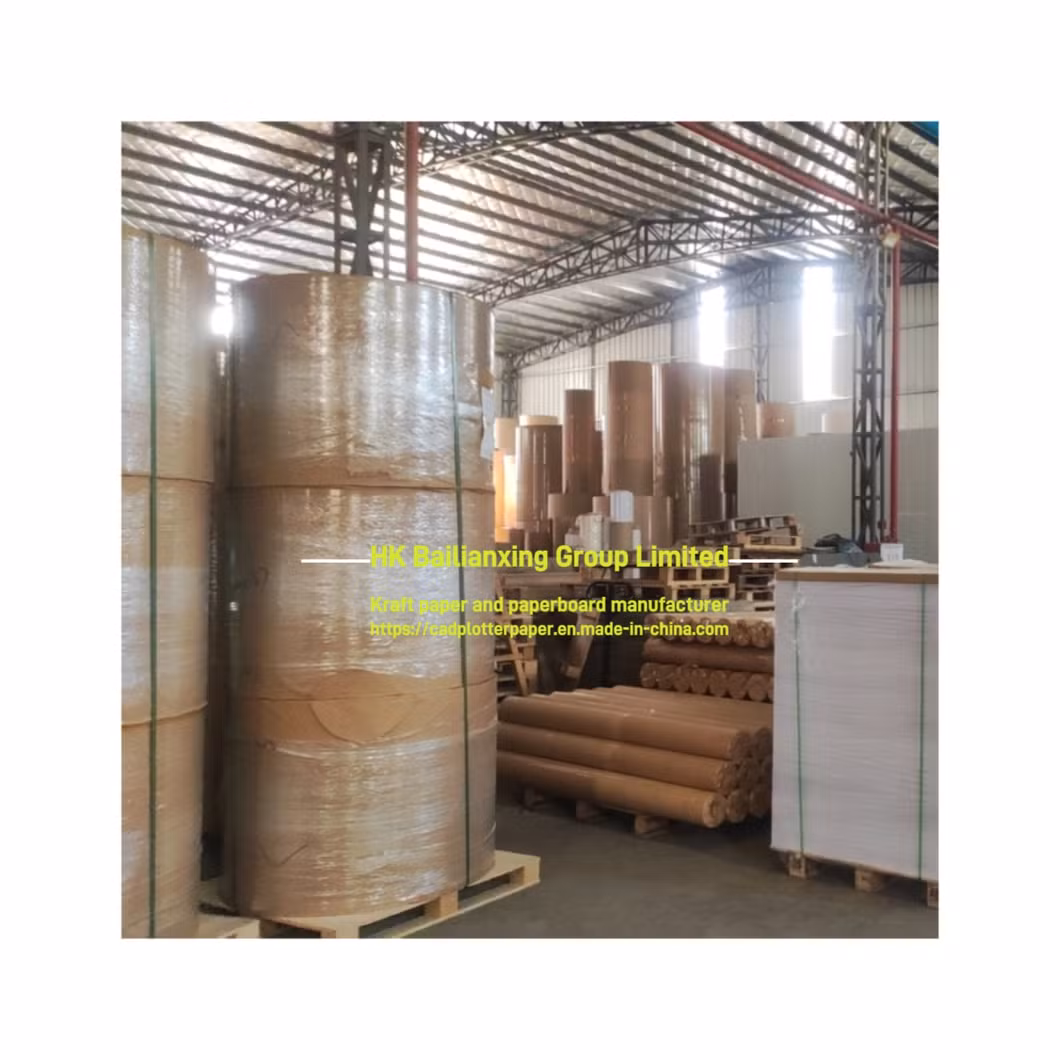 80g Eco Friendly Brown Kraft Wrapping Paper Wholesale Supplier