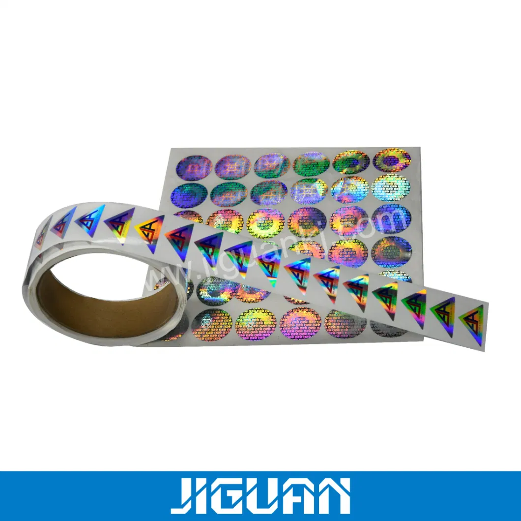 Custom Hologram Sticker Overlay Sealing Label Sheet