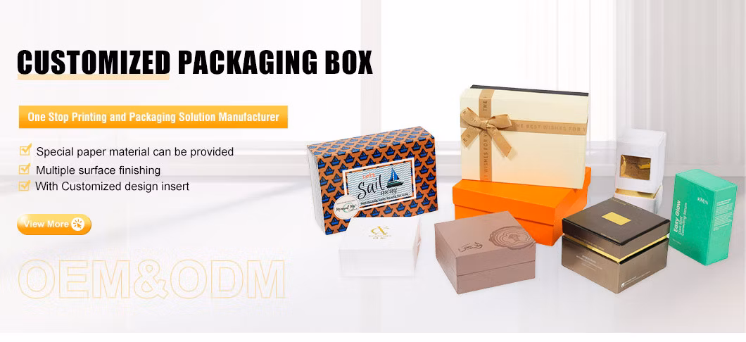 Luxury Specialty Watch Bracelet Gift Packaging Box with Custom Embossed Logo Rigid Style UV Coating
