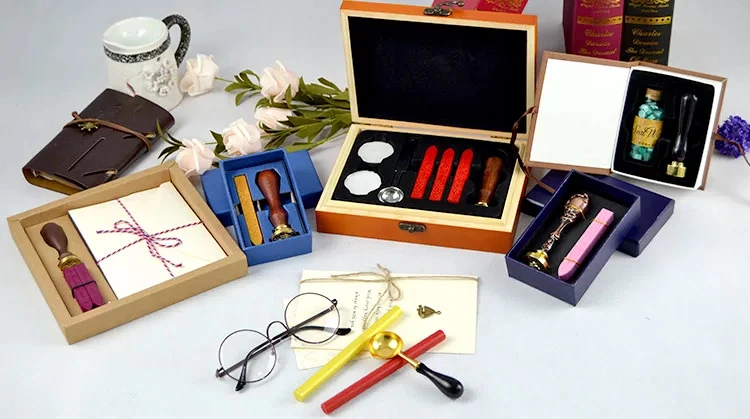 Wholesale Custom Made Personalized Self Adhesive Wax Seal Stickers