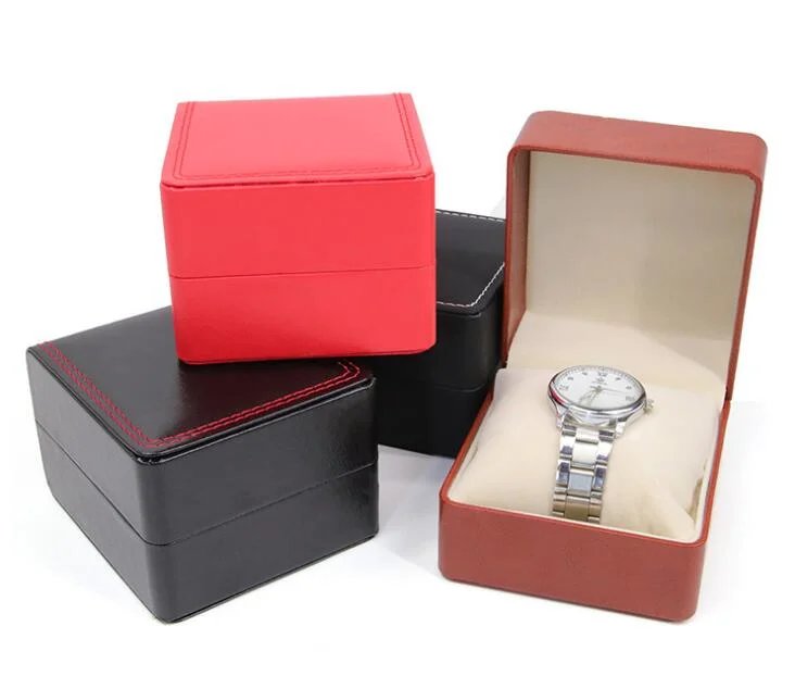 High Grade PU Leather Watch Gift Box Custom Logo