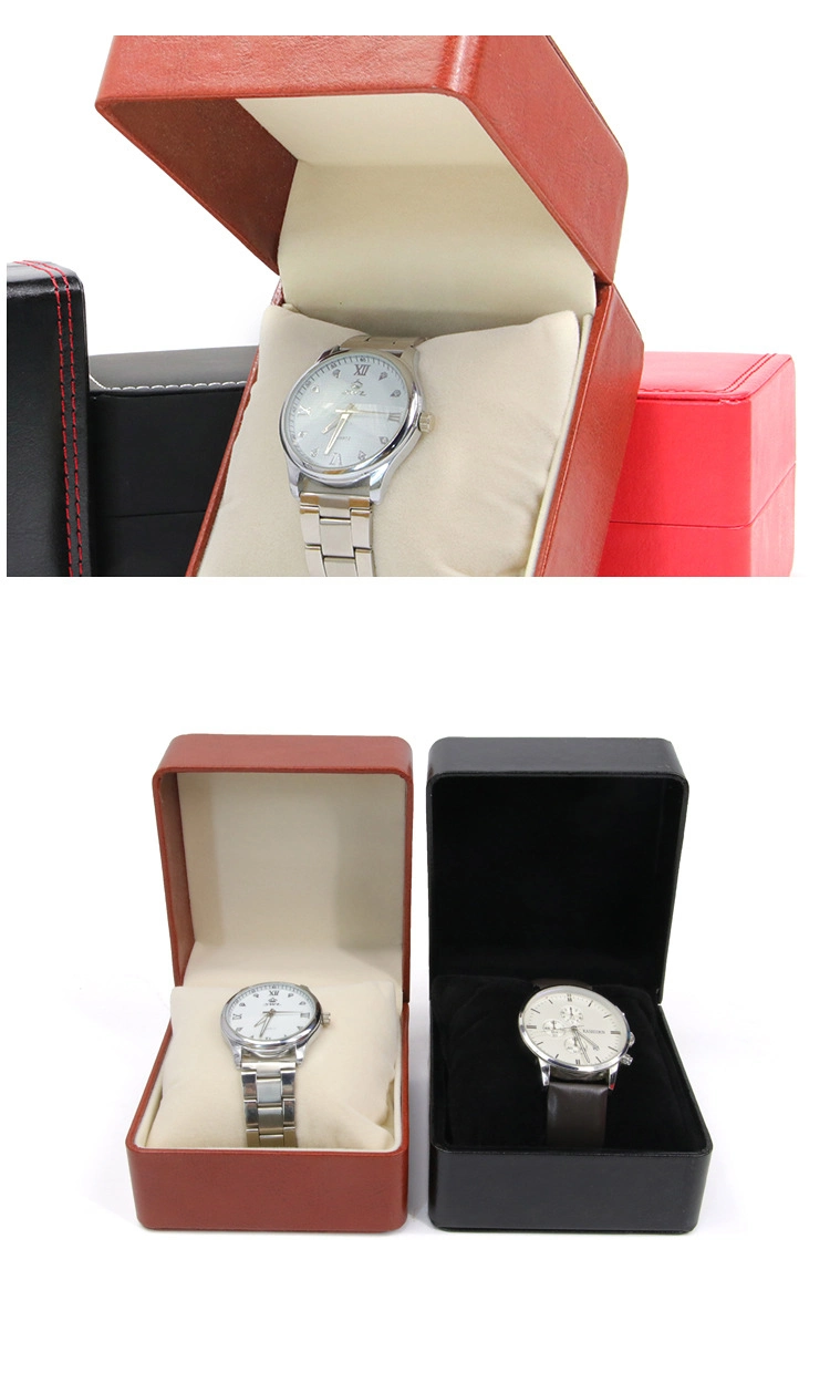 High Grade PU Leather Watch Gift Box Custom Logo