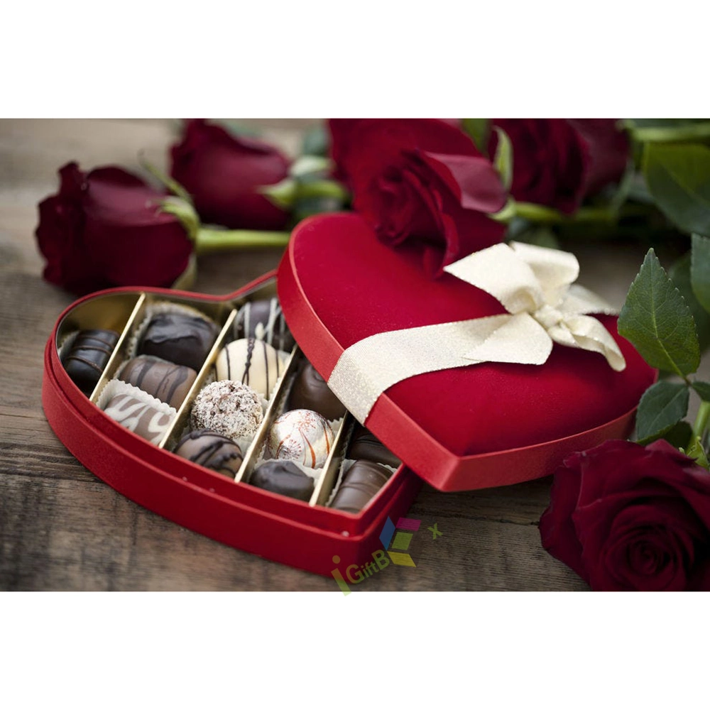 Custom Valentine Gift Heart-Shaped Chocolate New Design Box