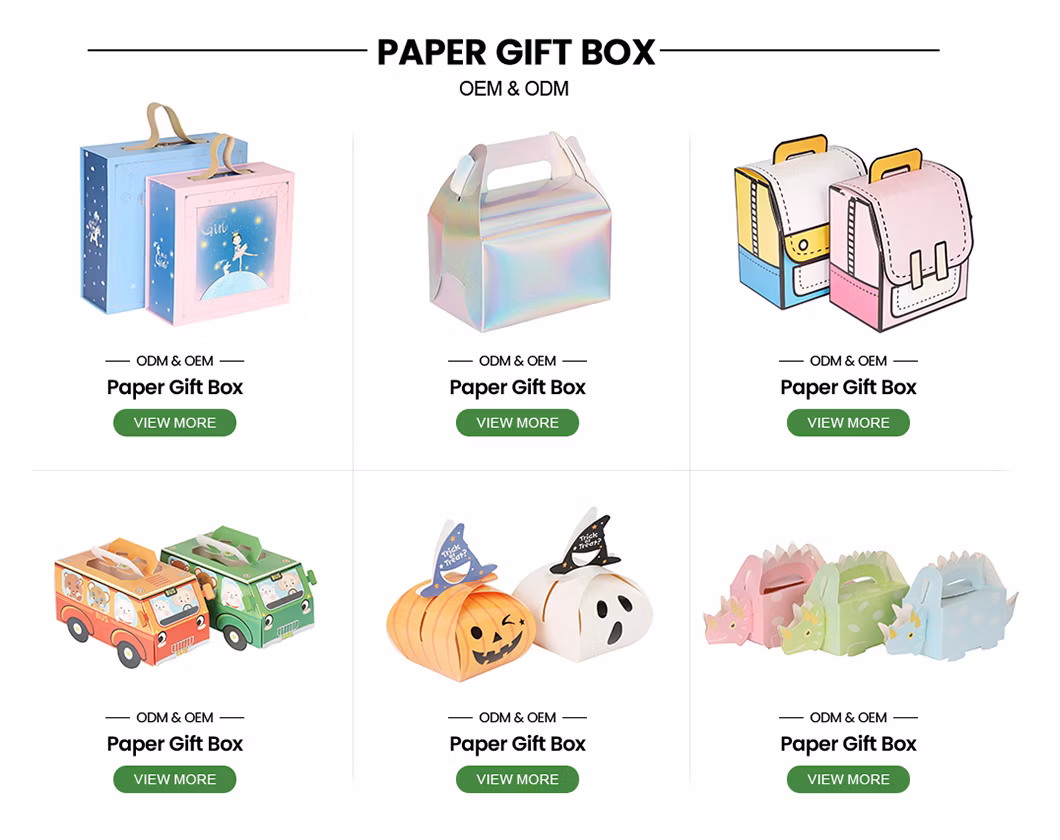 Premium White Cardboard Gift Box Set for Special Occasions