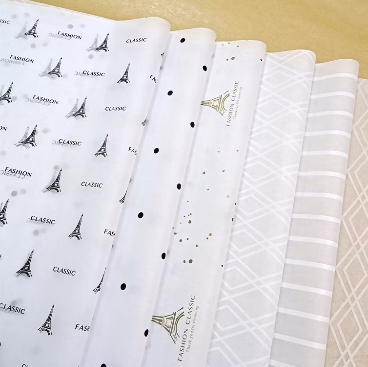 Custom Printed Tissue Paper Packaging Wrapping Paper for Clothing Packing Paper