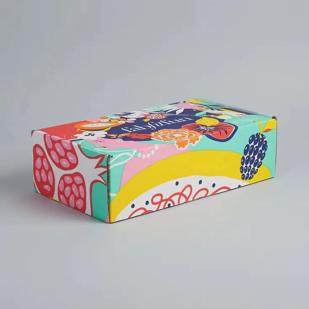 Custom Logo Pink Corrugated Paper Mailer Shipping Box for Small Business Cardboard Packaging Boxesfor Cosmetic/Skincare