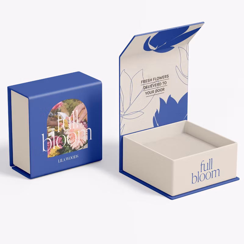 High Quality Cartoon Folding Gift Boxes with Magnetic Lid Hard Cardboard &amp; Rigid Cartoon Magnet Made From Recycled Materials