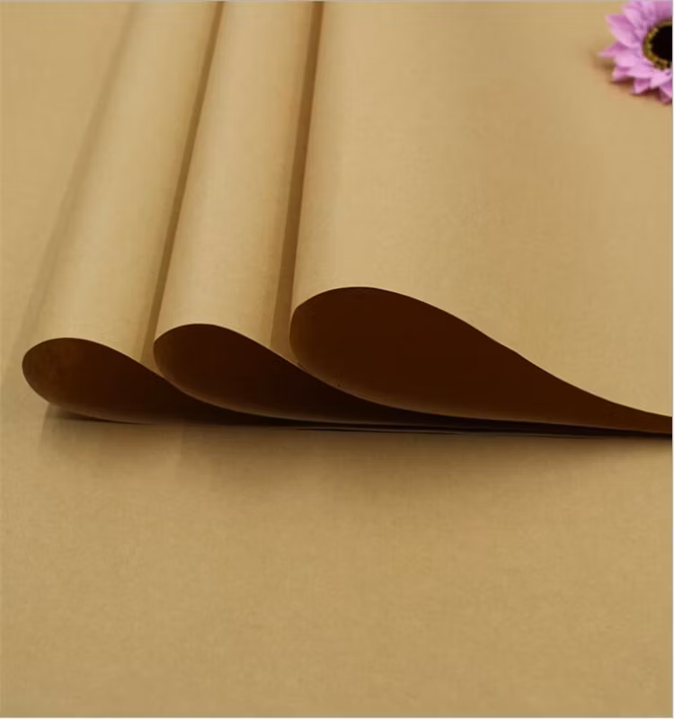 Brown Kraft Jumbo Roll Paper Wrapping Custom Clothing Kraft Paper Roll