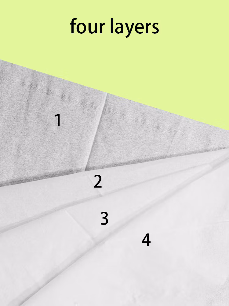 Large Packaging, Facial Tissue, 4 Layers of Toilet Paper
