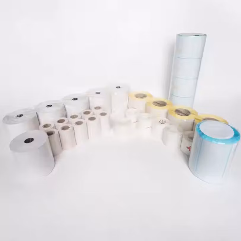 Factory Wholesale Blank Thermal Paper Label Rolls 2X1 3X5 4X6 Printing Waterproof Self Adhesive Thermal Stickers Paper Roll