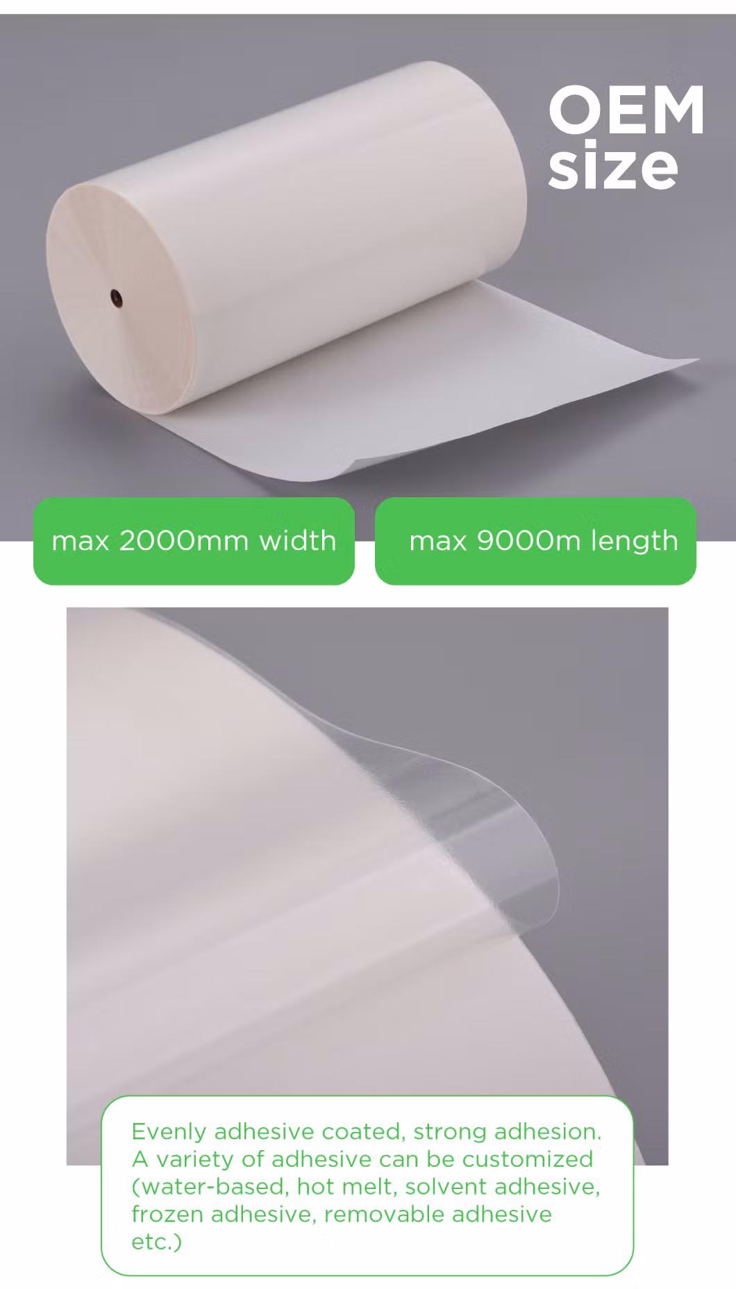 blank clear sticker paper Rightint Carton BOPP roll label supplies