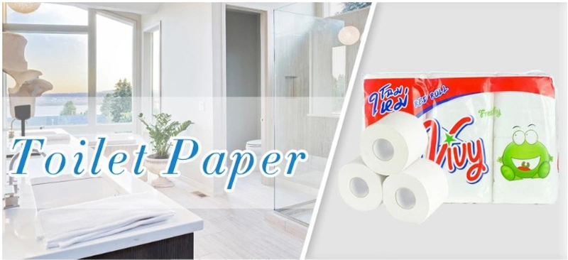 High Quality Restaurant Reed 4-Layer Large Roll Toilet Paper