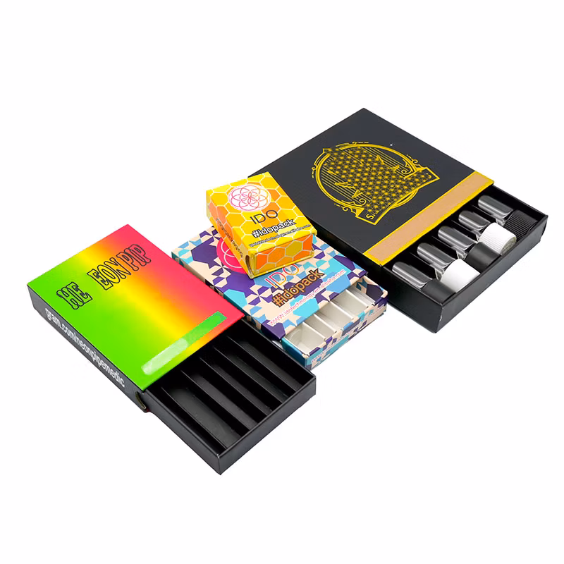 Paper Printed Top Counter Small Corrugated Carton Packaging Boxes for Retail Pre Roll Store Custom Cardboard Preroll Display Box