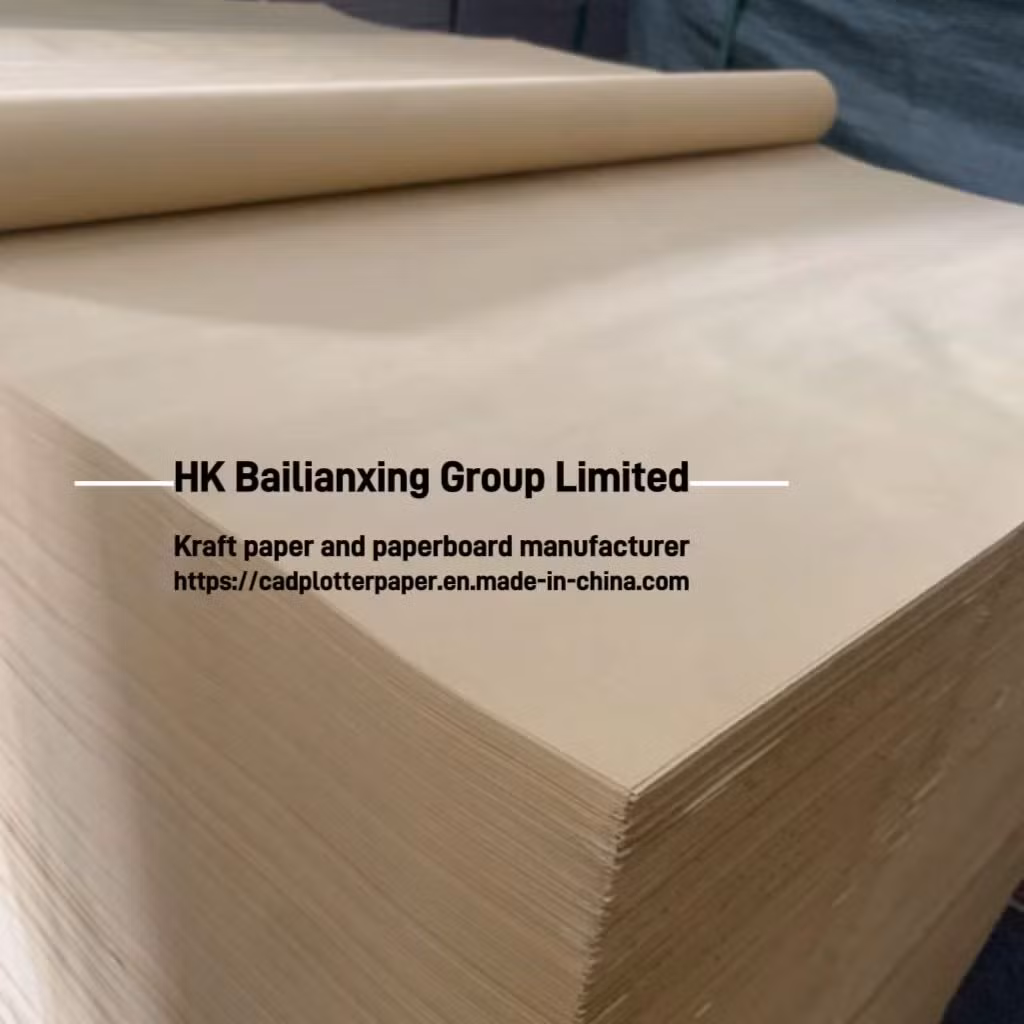 80g Eco Friendly Brown Kraft Wrapping Paper Wholesale Supplier