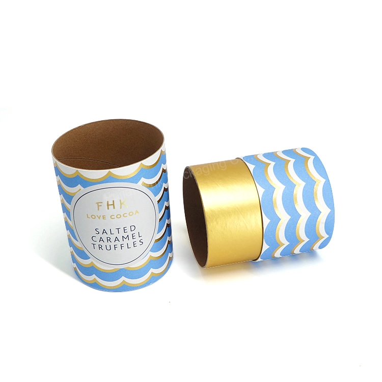 Customized Cardboard Cylinder Box Candle Paper Tube Gift Boxes Packaging