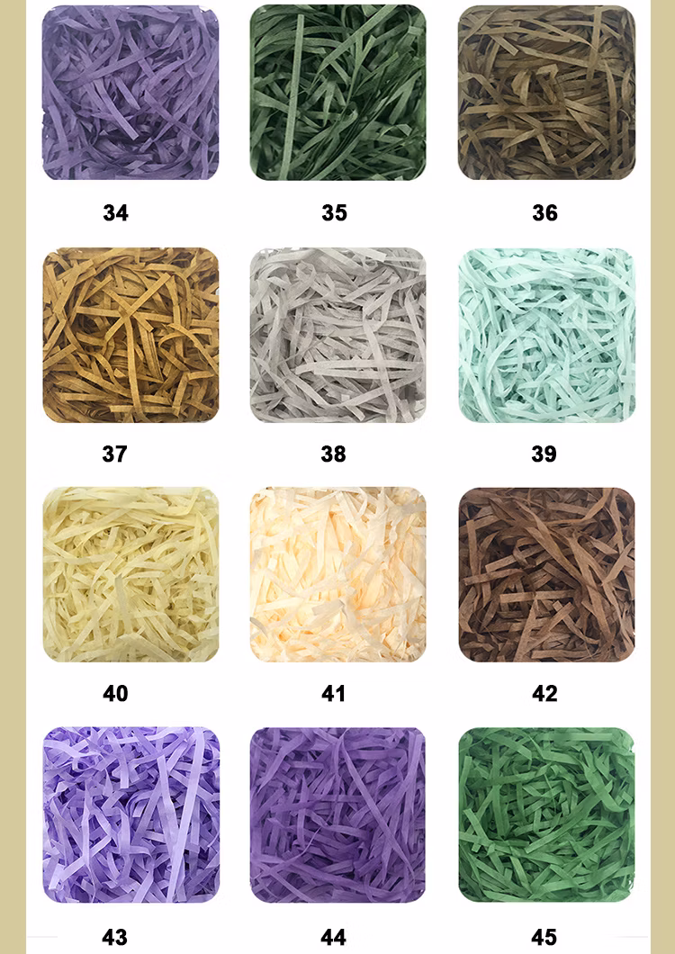 Inunion Crinkle Cut Paper Shred Filler Shredded Paper for Box