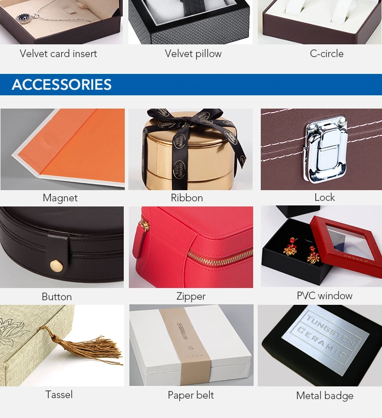 Promotion Custom Sqaure White Gift Earring Jewelry Box Manufacturer