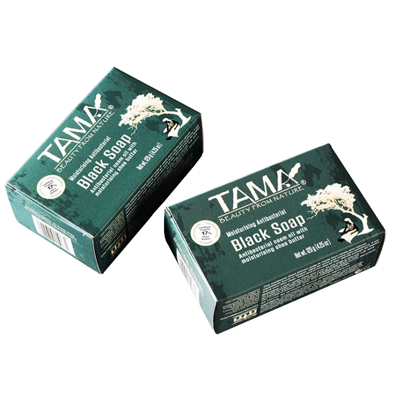 Custom Logo Matt Printed High Quality Handmade Paper Soap Box Foldable Shipping Box Packaging