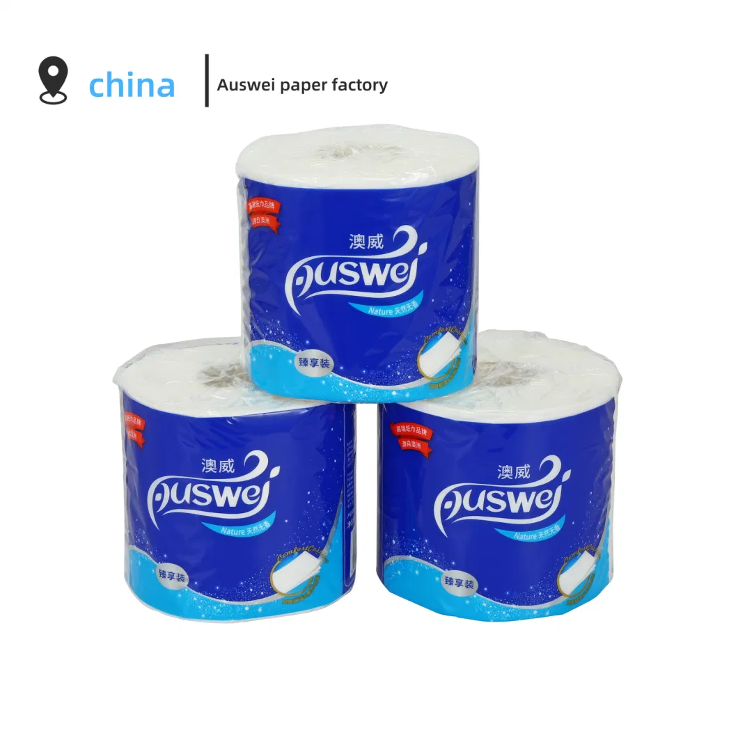 Factory Wholesale Bathroom Tissue Hotels Toilet Roll Customized Paper Roll
