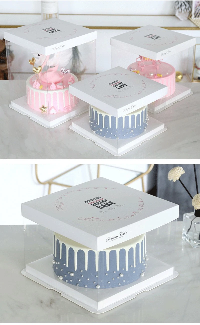 Factory Wholesale High Quality Clear Gift Box for Flower Gift Packing PVC Round Box 10*36.5cm