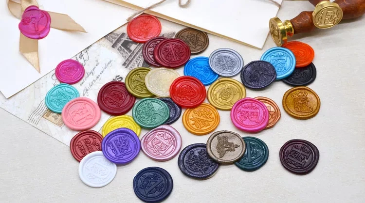 Wholesale Custom Made Personalized Self Adhesive Wax Seal Stickers