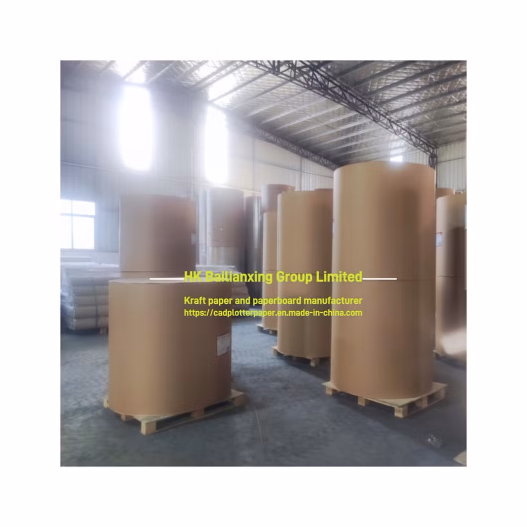 80g Eco Friendly Brown Kraft Wrapping Paper Wholesale Supplier
