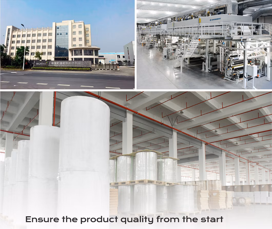 Rightint Waterproof Carton OEM Shanghai economic jumbo roll blank label