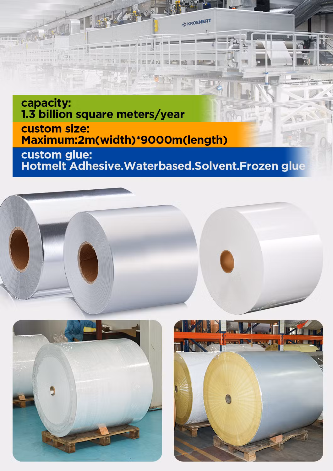 Rightint Waterproof Carton OEM Shanghai economic jumbo roll blank label