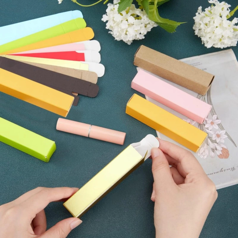 Foldable Paper Cardboard Packaging Box for Lipstick Small Gift Box