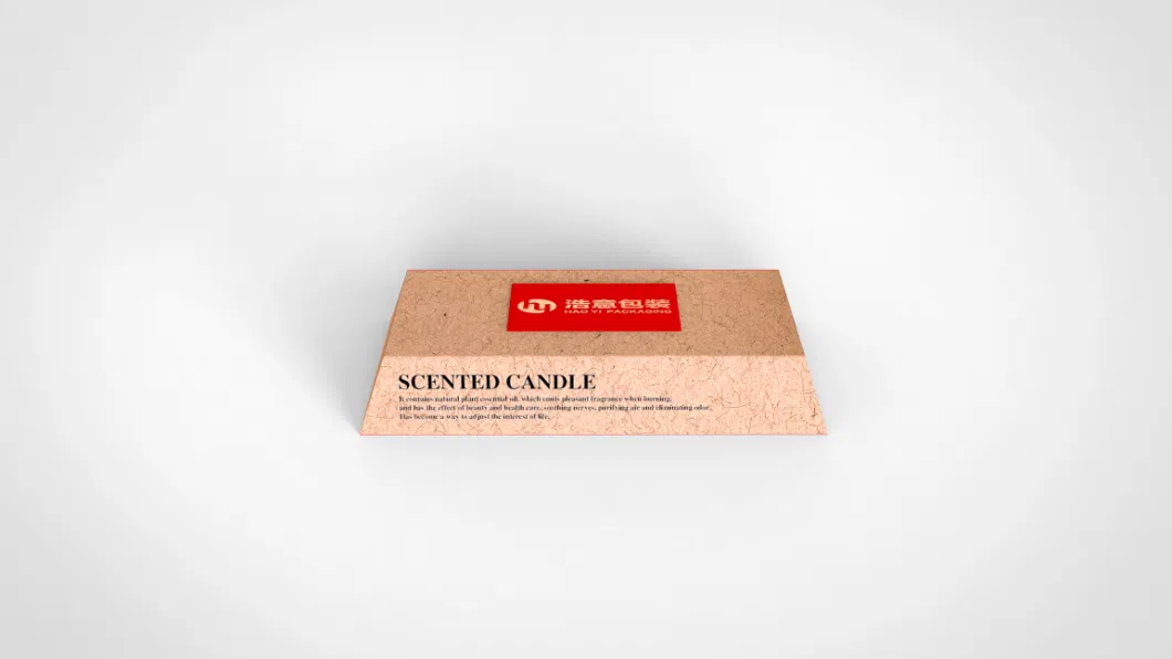 Wholesale Custom Recycle Kraft Paper Cardboard Scented Candle Gift Box Packaging with You Logo