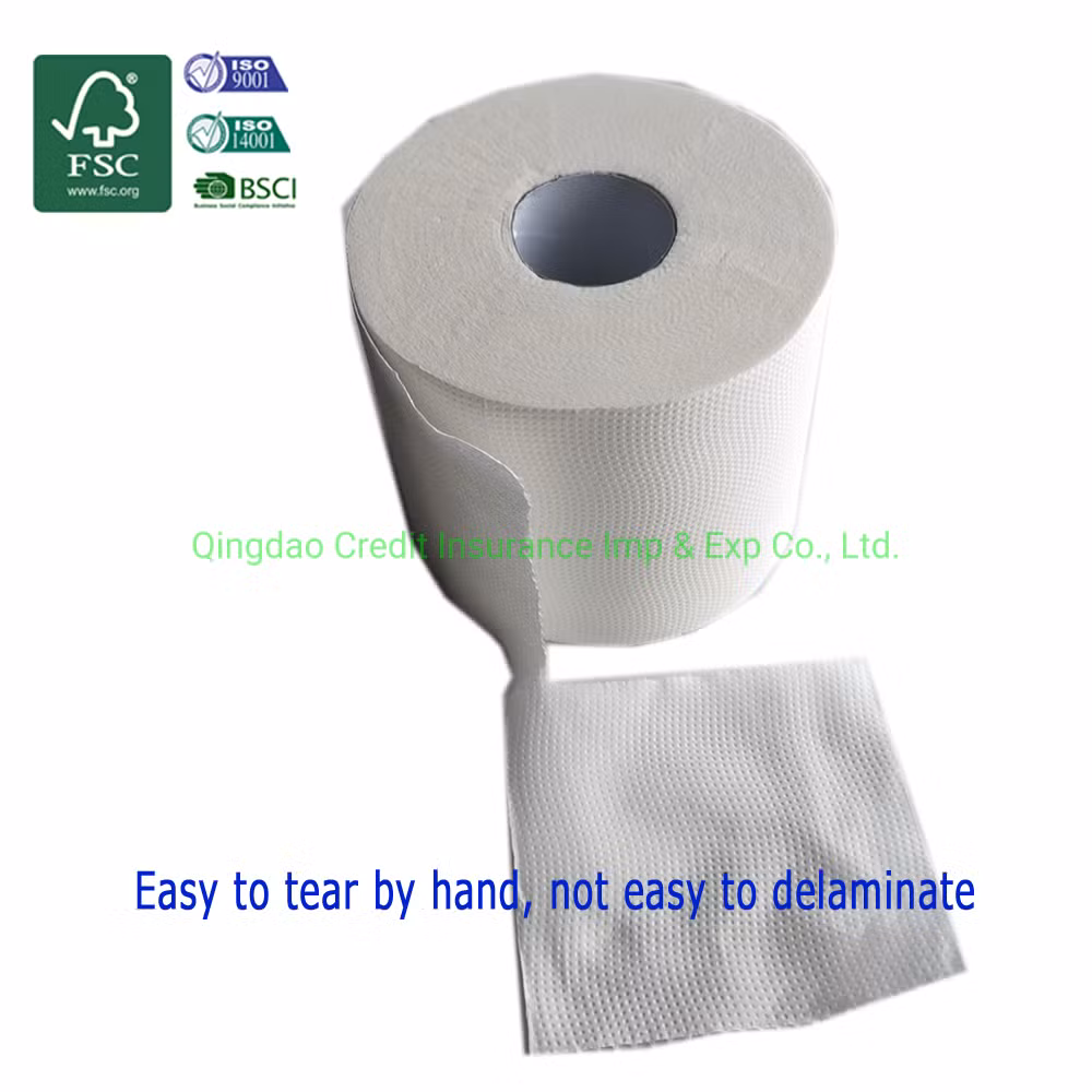 Wholesale Custom Dissolvable Embossing Toilet Wc Bathroom Paper Tissue Roll